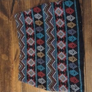 Forever 21 skirt Embroidered/beaded tribal print